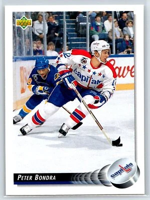 1992-93 Upper Deck Peter Bondra Washington Capitals #115 - Image 1 of 2