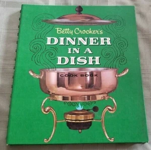 1965 1st Edition 3 ptg Betty Crocker's DINNER IN A DISH COOK BOOK Spiral Bound - Picture 1 of 9