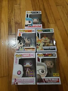 Funko Pop Lot 5 HANK ,YAMCHA,SELFIE,HOT TOPOC GIRL, BERSERKER SQUANCHY. - Picture 1 of 7