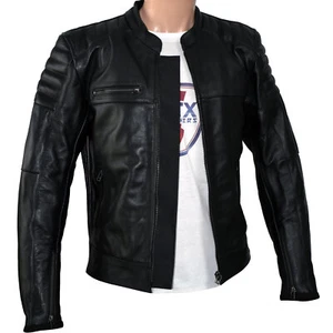 RTX Fusion Air Bag Compatible Armoured Premium Leather Motorcycle Biker Jacket - Picture 1 of 11