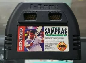 Videojuego de tenis Pete Sampras para Sega Genesis 1994 cartucho solo PROBADO - Imagen 1 de 1