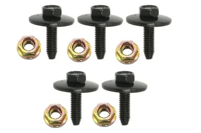 FIT JAGUAR BODY FENDER & FLANGE COLLAR SELF LOCKING FASTENER M10 NUT/BOLT CLIP - Image 1 of 4