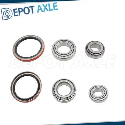 Front Wheel Bearing & Race & Seal Kit For Chevy S10 GMC Sonoma Isuzu Hombre X6 Foto 1 de 4
