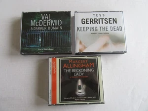 Audio CDs - Val McDermid - A Darker Domain, Tess Gerritsen - Keeping The Dead, - Picture 1 of 7