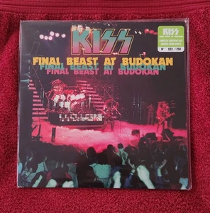 Kiss 2LP Final Beast At Budokan Green Acid Vinyl #032/250 - Picture 1 of 3