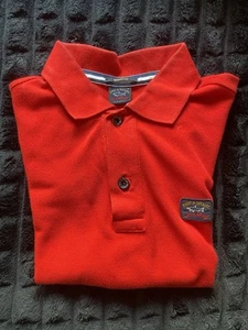 Paul & Shark Red Polo Shirt Men’s Size Small | Designer Luxury Casual Top - Picture 1 of 2