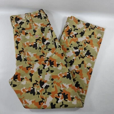 Nuevo con etiquetas Pantalones Dickies Artondale Camuflados Pato Calce Relajado Naranja/Verde 32x32 Raro/Difícil de Encontrar Foto 1 de 4