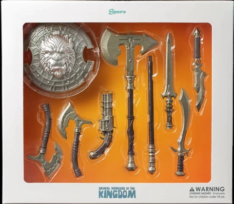 ANIMAL WARRIORS OF THE KINGDOM WEAPON SET: IRON NISB SPERO TOYS Cover