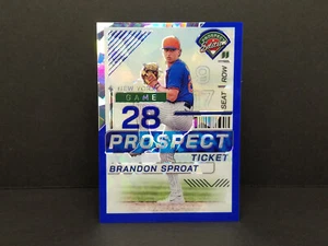 2024 Panini Prospect Edition #92 Brandon Sproat, Mets - Blue Ice Holo (286/299) - Picture 1 of 3