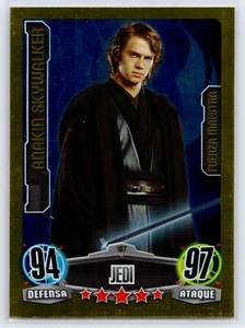 ANAKIN SKYWALKER 2012 Star Wars Argentina Topps Force Attax Gold Foil - Picture 1 of 2