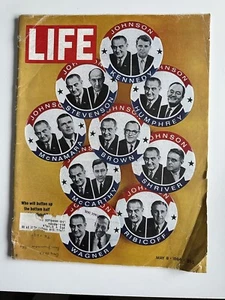 LIFE Magazine May 8 1964 - President Johnson Choices For Running Mate - Picture 1 of 4