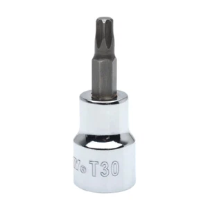 T30 Torx 3/8 In. Drive Bit Socket Durable Resist Rust Corrosion Heat Treated - Picture 1 of 12