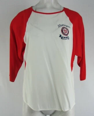 Washington Nationals MLB Touch Women's 1/2 Sleeve Shirt - Image 1 of 4