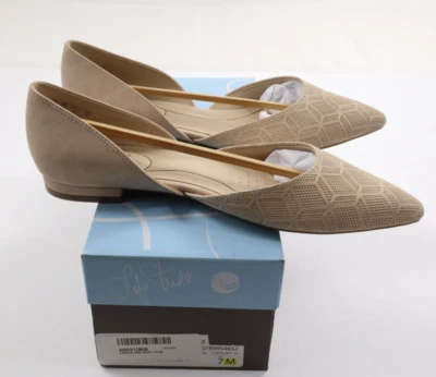 Zapato LifeStride Para Mujer Talla 7M RETTA Sin Cordones Rubor Puntera Plana Punta Foto 1 de 4