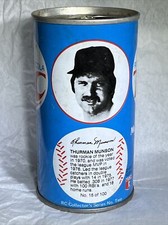 1978 Thurman Munson New York Yankees RC Royal Crown Cola Can MLB All-Star