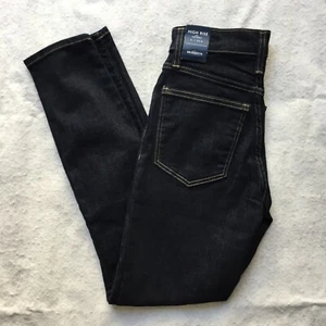 Lucky Brand Bridgette High-rise Skinny Ankle Jeans, Women's 0/25A (Dark Denim) - Picture 1 of 11