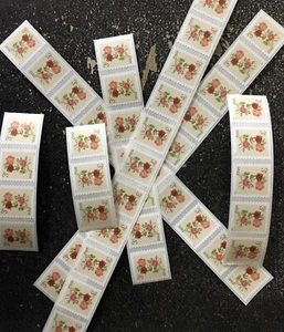 2024USA #5904 3c Peonies Coil Various Length Strips (50) flowers postage - Picture 1 of 1