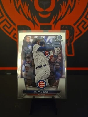 2023 Bowman Chrome #16 Seiya Suzuki Chicago Cubs - Image 1 of 2
