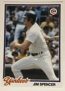 1978 Topps Jim Spencer Custom Card That Never Were New York Yankees WS Champ - Picture 1 of 2
