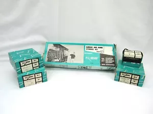 Masonite Peg Board Fixtures hooks and brackets in Original mid century boxes NOS - Picture 1 of 13