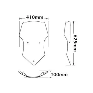 Cupolino Isotta fume chiaro alto Ducati Multistrada 1200 2010-2013 - Picture 1 of 5