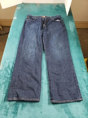 Lucky Brand Jeans Size 33x30 Mens Blue Stretch Pants Denim 181 Relaxed Straight - Image 1 of 4