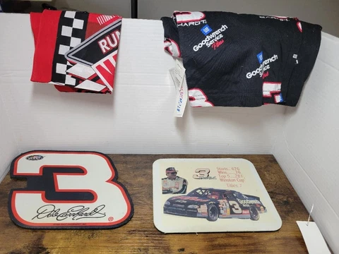 Dale Earnhardt Pajamas Size Adult Small New Bandana New Two Mousepads Used Cover