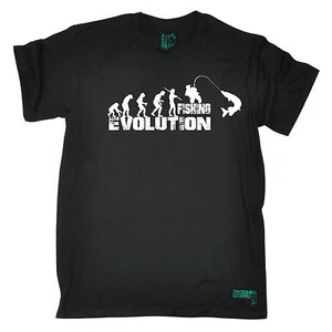 CAMISETA Evolution Pesca Cebo de Pez Carpa Pesca Pesca Pesca Pesca Divertido Regalo de Cumpleaños - Imagen 1 de 8