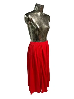 Falda SIGNATURE LINO Talla Mediana 12-14 Roja Mujer Midi NUEVA EU42 PRECIO DE VENTA SUGERIDO POR EL FABRICANTE 63 £* Foto 1 de 4