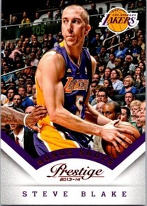 2013-14 Panini Prestige Bonus Shot Red #76 Steve Blake Lakers