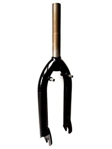 NOS GT Cr-Mo Freestyle BMX Fork 1 1/8" Black 20" U-Brake Midschool NEW NOS - Picture 1 of 9