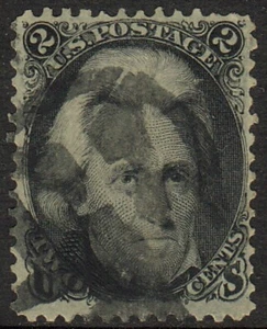 USA 73 (SCV 70,00 $) Sehr schön ausgefallener Negativ Kreuzstempel, 1863 - Bild 1 von 1