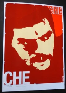 Póster artístico raro de CHE GUEVARA #6 firmado por el artista cubano Olivio Martínez - Imagen 1 de 8