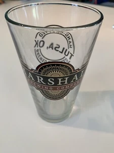 MARSHALL BREWING COMPANY Pint Glass Beer Glass Tulsa, Oklahoma EUC - Picture 1 of 3