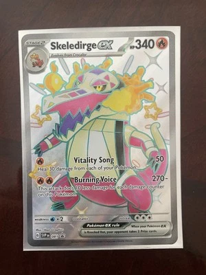 Skeledirge ex 081 Sv: Scarlet & Violet Promo Cards Full Art Shiny Holo - Image 1 of 2