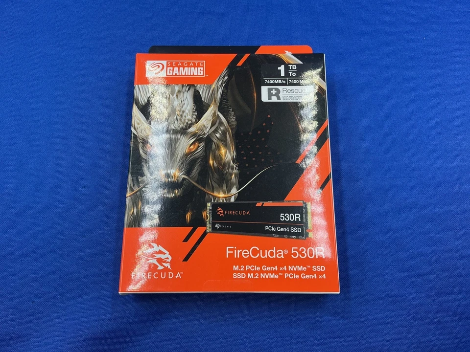 Seagate - Fire Cuda 530R 1TB Internal SSD PCIe Gen 4 x4 NVMe Model ZP1000GM3A063