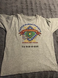 Vintage Farleys Ruidoso New Mexico Shirt XL Last Chance Qualifier BBQ Baseball - Picture 1 of 4