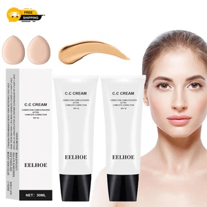 Skin Tone Adjusting CC Cream Spf 50, Colour Correcting - 2Pcs Natural Color） - Picture 1 of 6