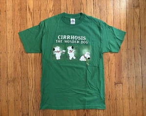 Men’s Y2K Fox Family Guy Brian Shirt Funny Saying Med READ - Picture 1 of 10