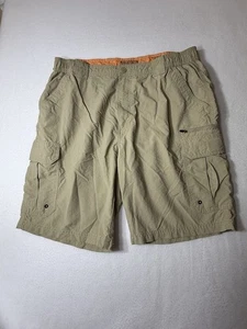 Field & Stream Men's MD 32-34 Tan Khaki Cargo Nylon Hiking Fishing Shorts - Picture 1 of 11