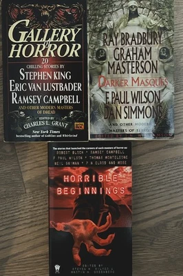 Horror Lot (3) Paperback From Hell Horror ~ Anthology ~ Like New - Image 1 of 4