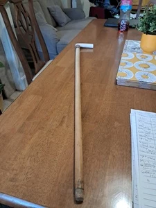 Hand Made Wooden Walking Stick, Silver Collar? 88.5cm - Picture 1 of 14