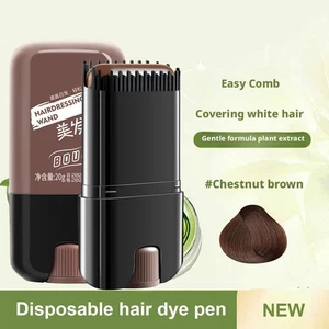 Hair Color Stick LongLasting Washable Cover Gray Hair Disposable Hair Dye K1S4 - Picture 1 of 25
