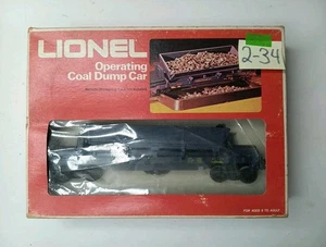LIONEL O GAUGE MODEL TRAIN 6-9304 C&O OPERATING COAL DUMP CAR IN BOX NEVER USED - Picture 1 of 19