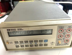 HEWLETT PACKARD HP 3478A DIGITAL MULTIMETER w/ 5.5-Digit Display - TESTED - Picture 1 of 15