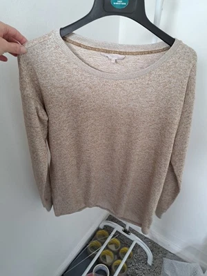 Brown Thin Oversized Jumper. Size 6. By NEXT. Measurements In Description - Image 1 of 4