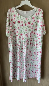 Women’s Plus Size Pink Daisy Floral Dress Size 2XL - Picture 1 of 5