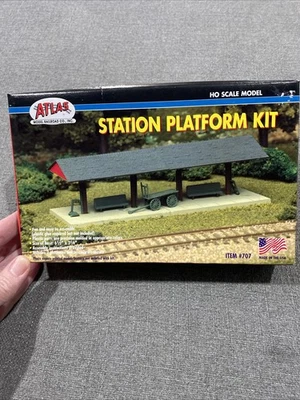 Atlas Ho Scale #707 Station Platform Kit For Train Set Layout Scenery - Image 1 of 4