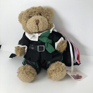 The Teddy Bear Collection "Michael The Minstrel" Soft Toy Plush Bear Tagged VGC
