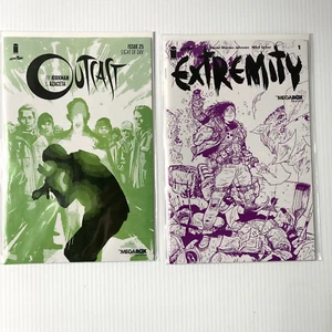 Lot Of 2 Megabox Exclusive Skybound Comic Outcast Kirkman & Extremity Johnson - Picture 1 of 4